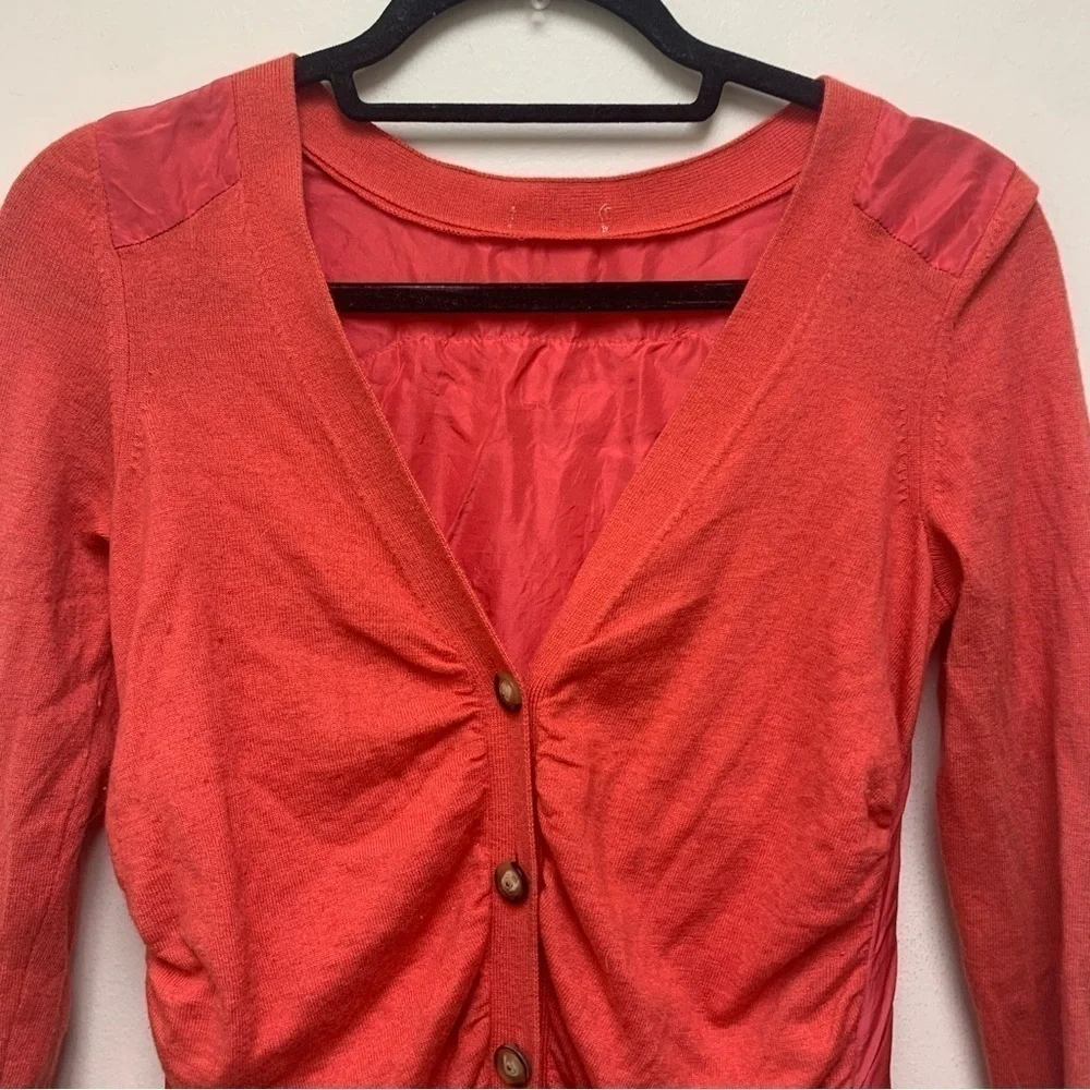 Leifsdottir Anthropologie Angora Wool Blend Cardigan